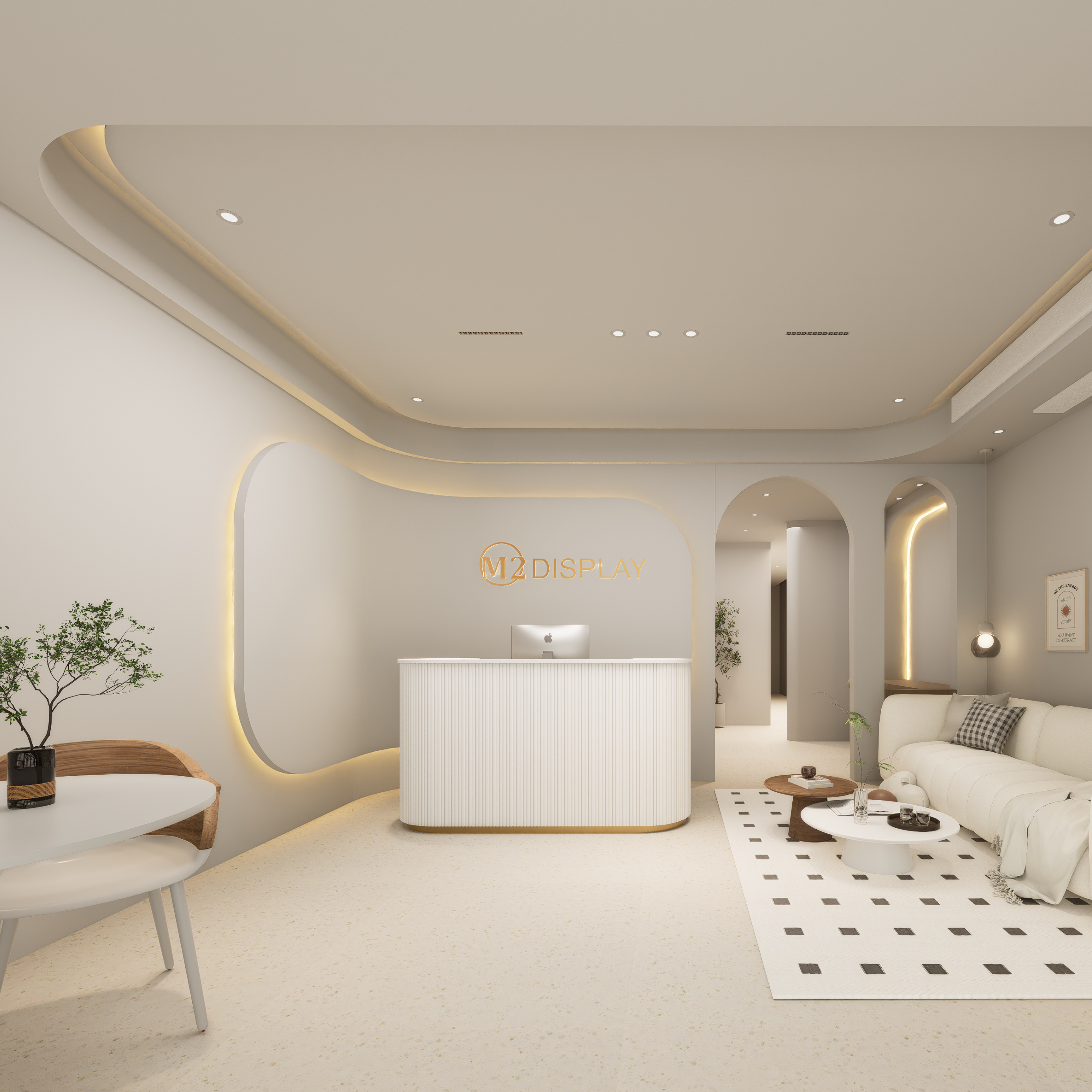 Designing a Cozy and Inviting Beauty Salon Reception Area