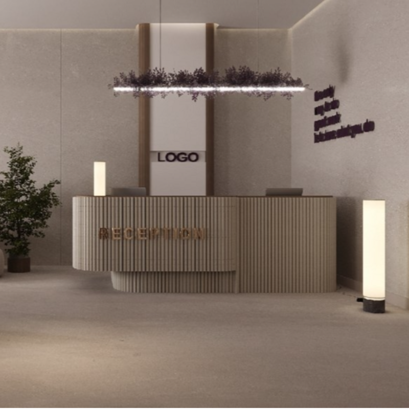 Eco-Friendly Materials for Beauty Salon Spa Reception Desks