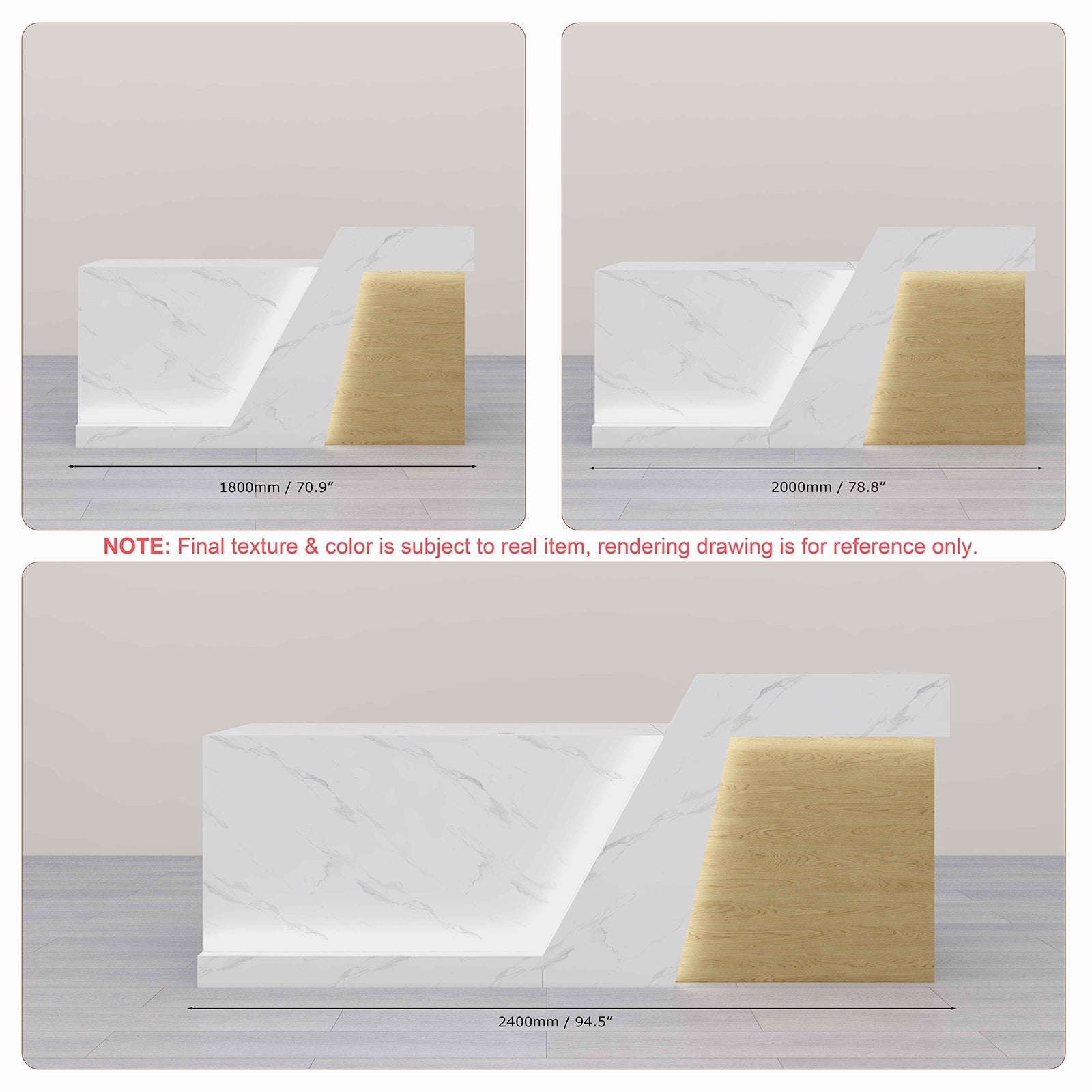 Lada Marmor-Rezeptionstresen