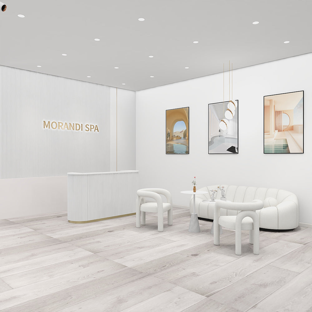 EU US CANADA AU Spa/ Salon/ Beauty Clinic Einzelhandelsgeschäftsempfangslösung