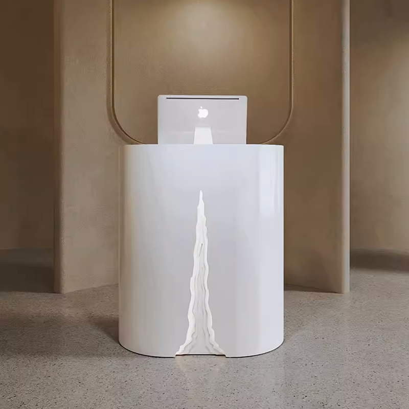 Arne Kleine strukturierte Empfangstheke