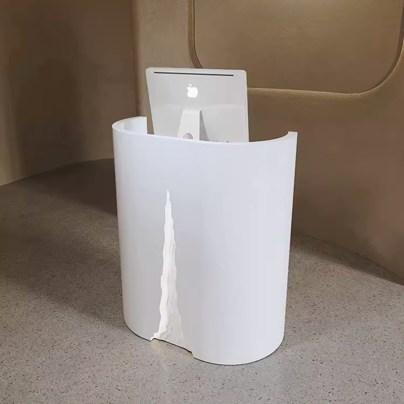 Arne Kleine strukturierte Empfangstheke