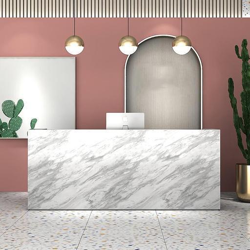 Imitation Marble Reception Desk - M2 Retail