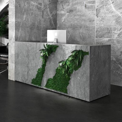 Modern Nature Marble Retail Reception Counter Design Clothing Store Reception Desk - M2 Retail