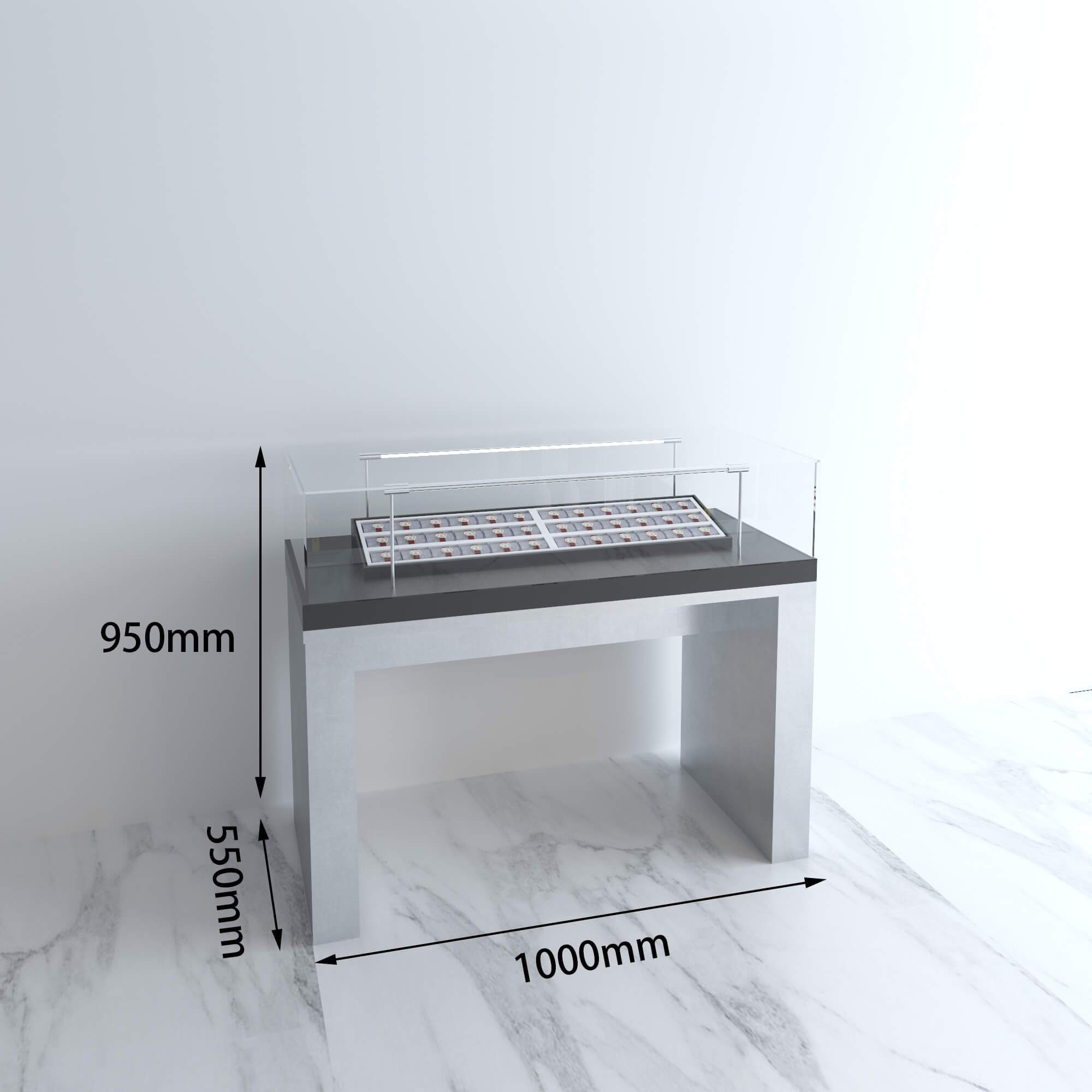 Maßgeschneiderter Uhren-Einkaufszentrum-Kiosk mit CE-Zertifizierung für TAG Heuer