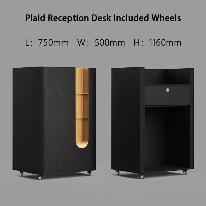 Petal Restaurant Small Reception Desk and Portable Welcome Table
