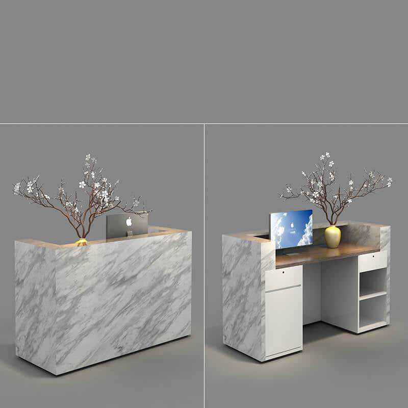 Eros Marble Reception Desk