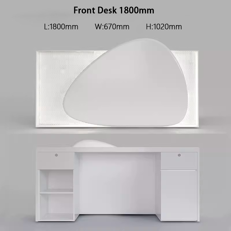 Minus Art Design Empfangstheke mit LED