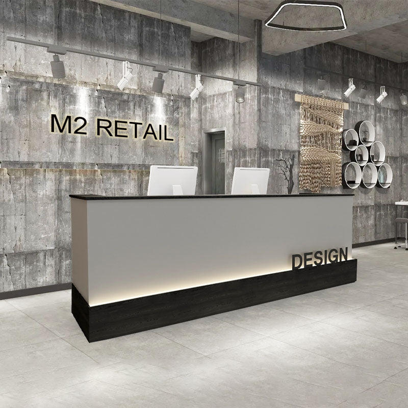Gaia Steel Reception Desk