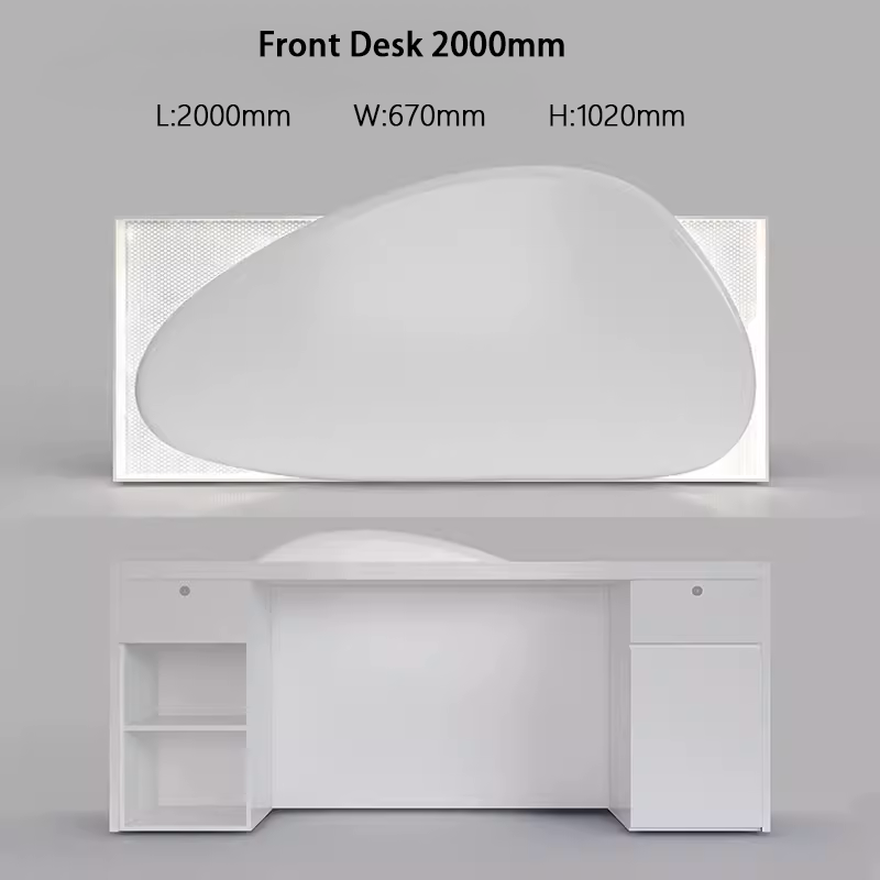 Minus Art Design Empfangstheke mit LED