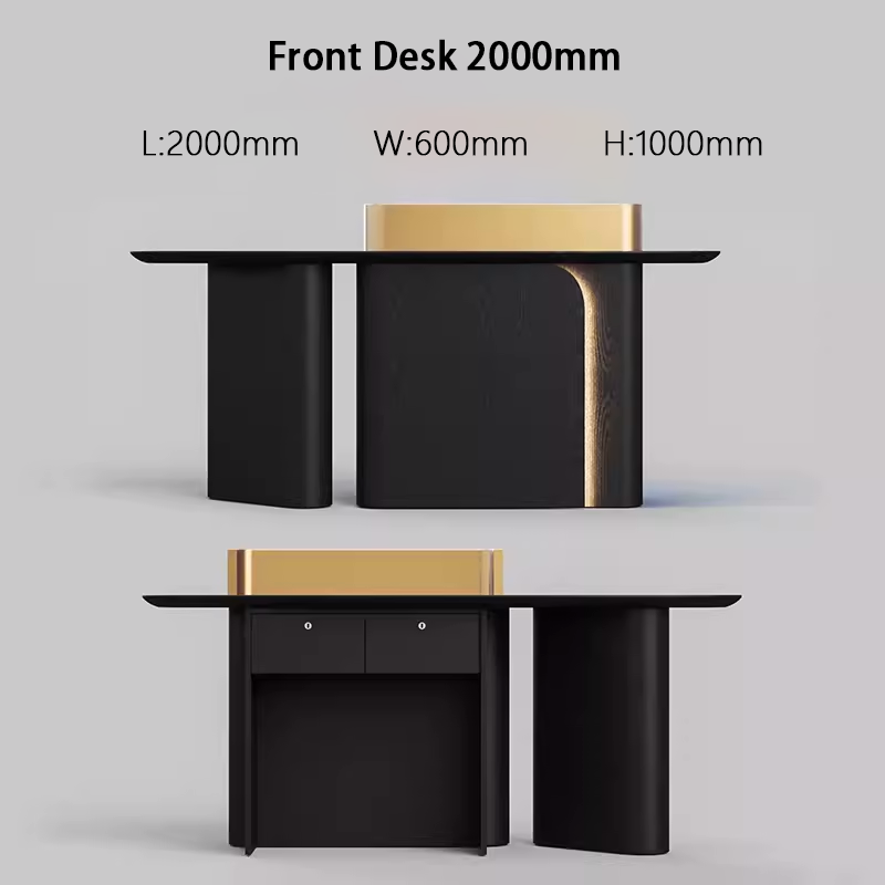 Ion Design Models Creative Marble Reception Desk