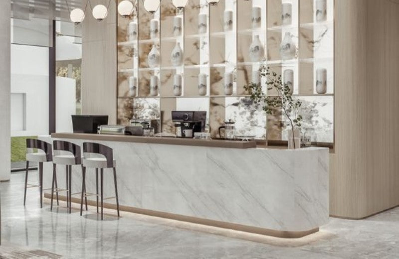 Hotel/shopping mall/office lobby High-end Custom Reception Desk Counter - EU Reception