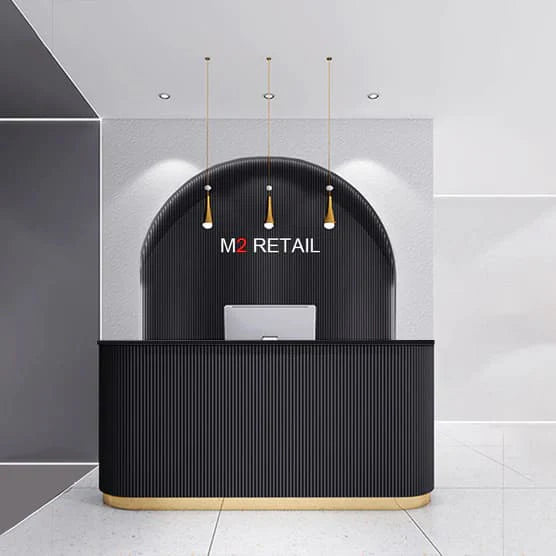 UPGRADED Morandi Reeded Reception Desk