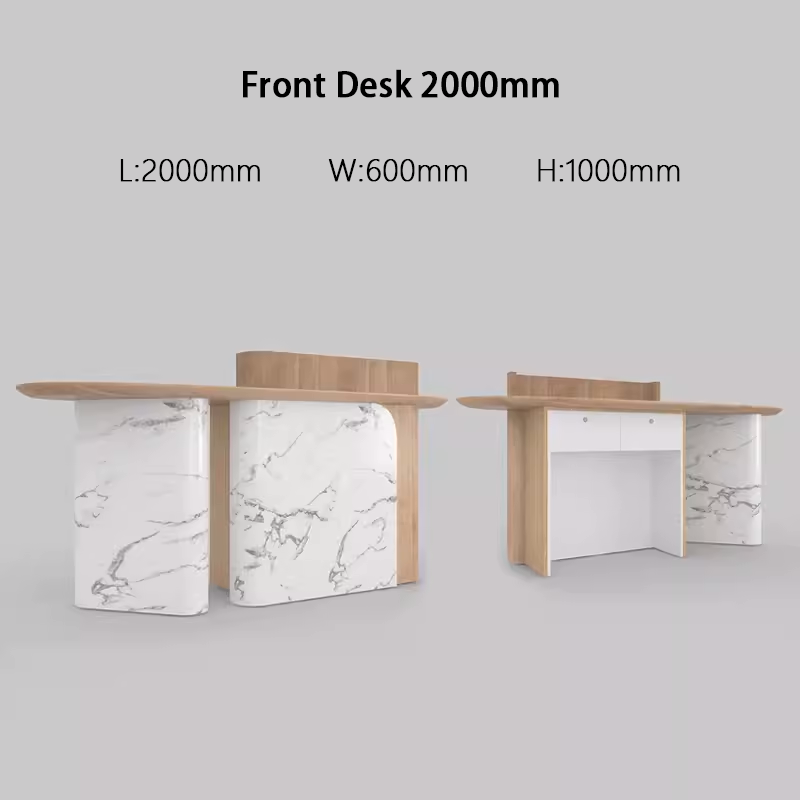 Ion Design Models Creative Marble Reception Desk