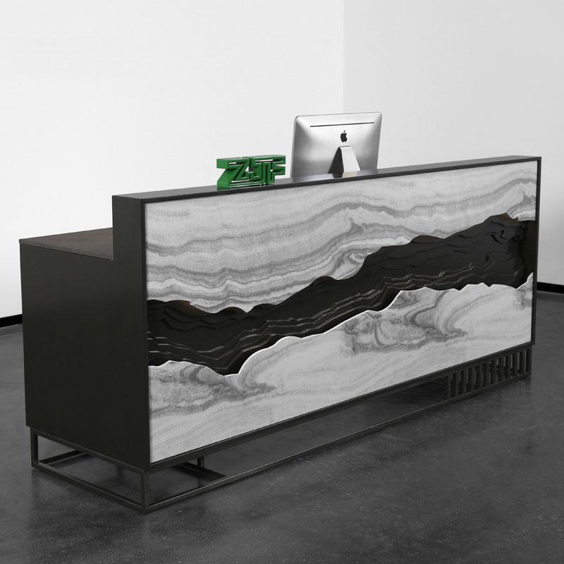 China Tea Clubhouse Reception Desk Design High End Hotel Front Desk - M2 Retail