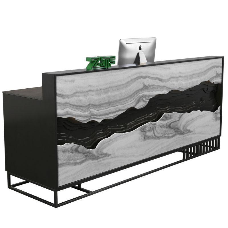 China Tea Clubhouse Reception Desk Design High End Hotel Front Desk - M2 Retail