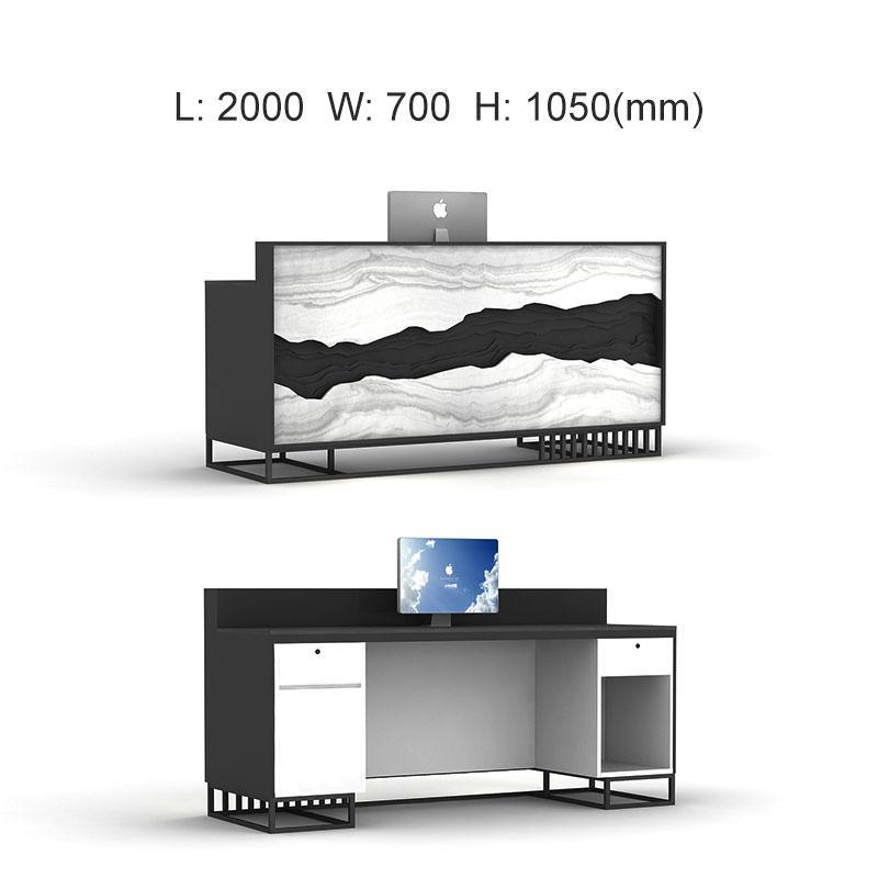 China Tea Clubhouse Reception Desk Design High End Hotel Front Desk - M2 Retail