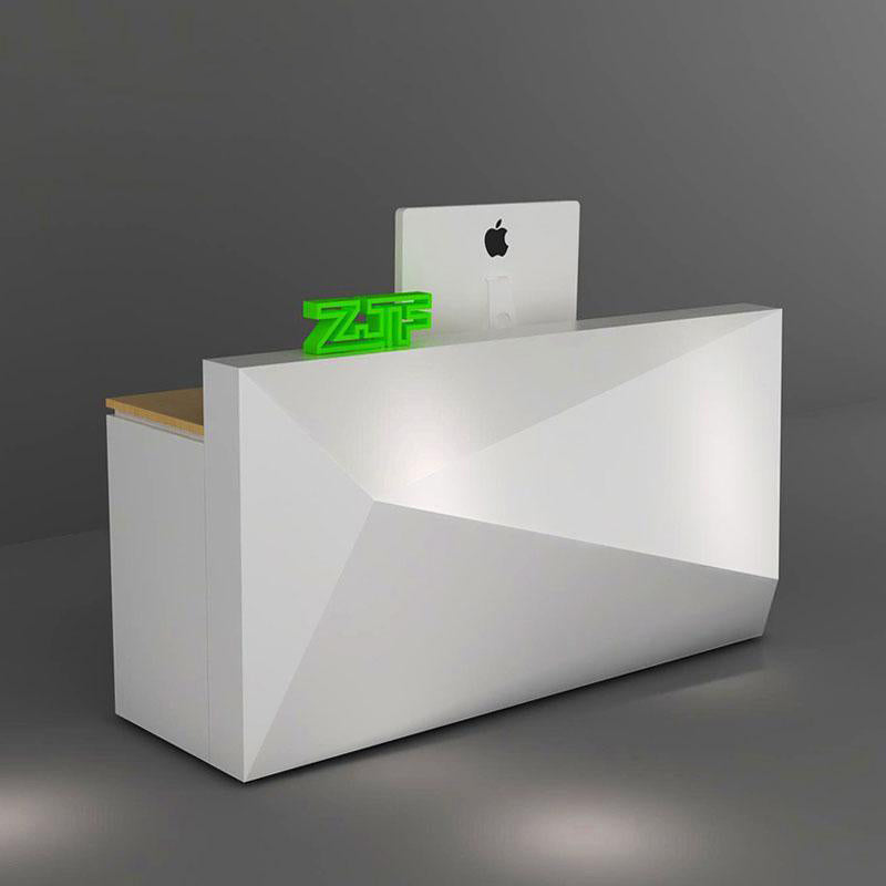 Mawu White Reception Desk
