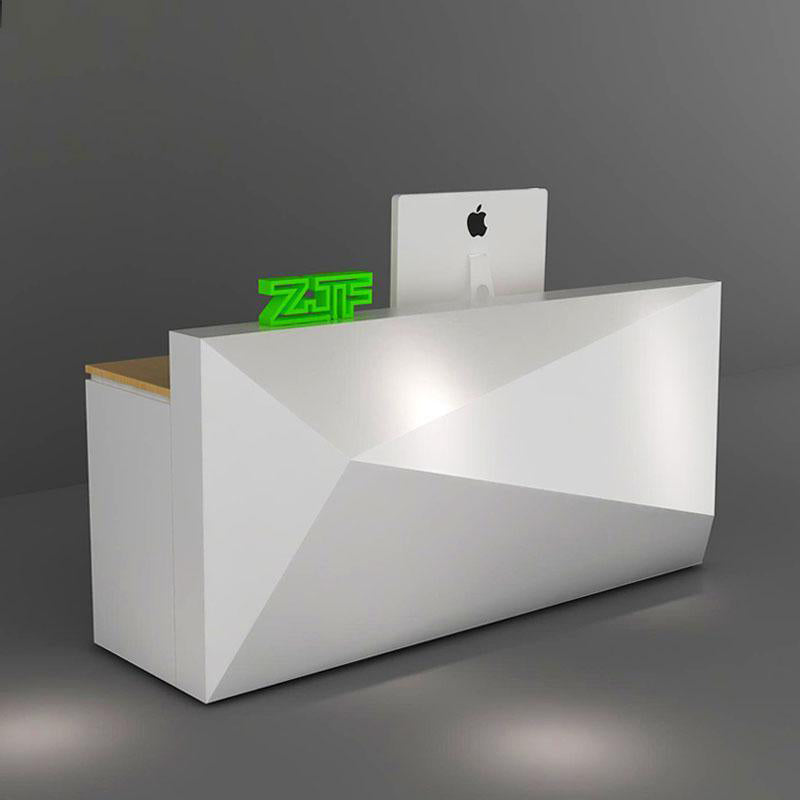 Mawu White Reception Desk