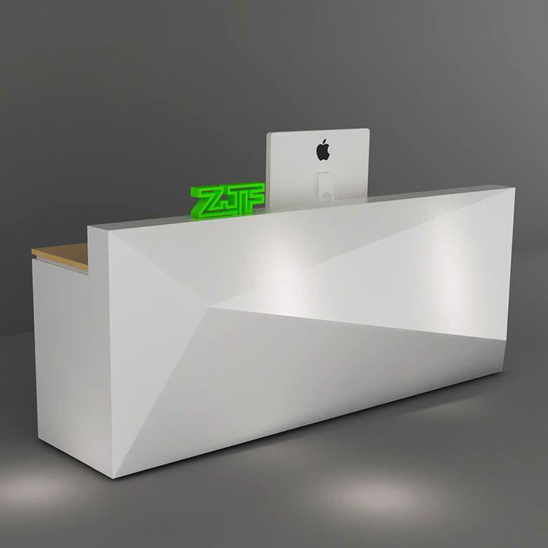 Mawu White Reception Desk