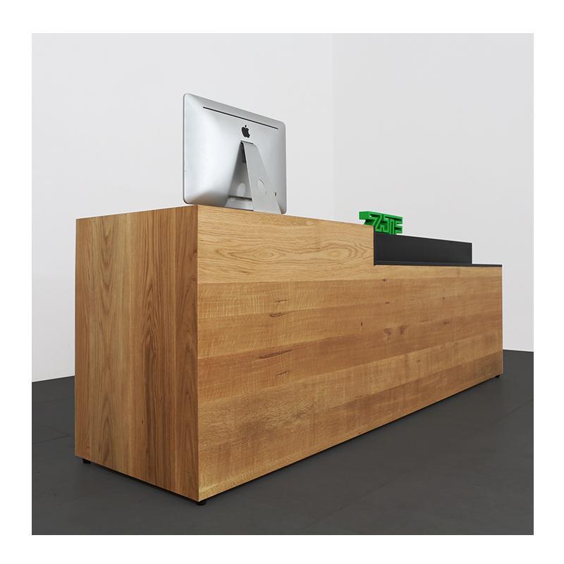 Modern Nature Wooden Modern Reception Counter for Beauty Retail Store - M2 Retail